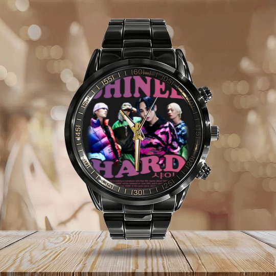 Discover Shinee Kpop Calendar Steel Band Watch, Hard Album Calendar Steel Band Watch v5, Shawol Calendar Steel Band Watch, Onew Key Minho Taemin Calendar Steel Band Watch