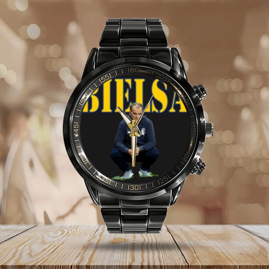 Discover Marcelo Bielsa Calendar Steel Band Watch