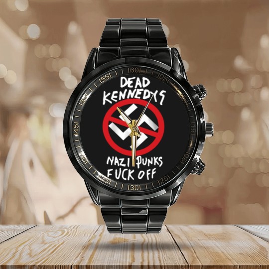 Discover Nazi Punks Calendar Steel Band Watch