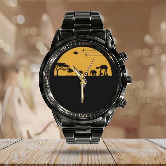 Discover at at Movie Calendar Steel Band Watch