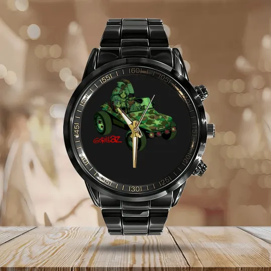 Discover 11. of the legend gorillaz gorillaz gorillaz of Dayak house Mask Calendar Steel Band Watch