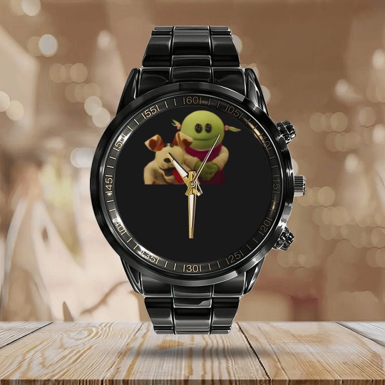 Discover Nanalan Mona and Russer Unisex Jersey Calendar Steel Band Watch
