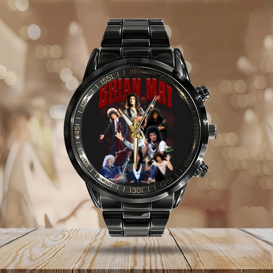 Discover Brian May Calendar Steel Band Watch