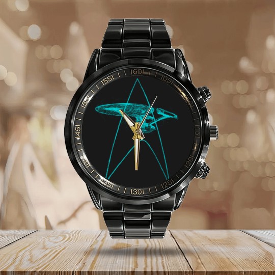 Discover NCC 1701 Calendar Steel Band Watch