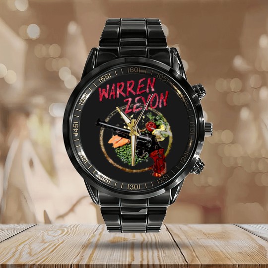 Discover ren Zevon Lawyers s And Money Excitable Boy art Calendar Steel Band Watch