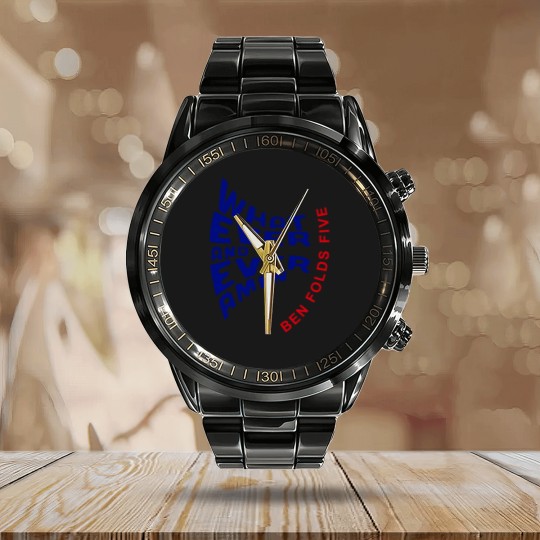 Discover 2 BEN FOLDS Calendar Steel Band Watch