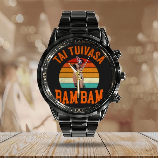 Discover Tai Tuivasa Calendar Steel Band Watch
