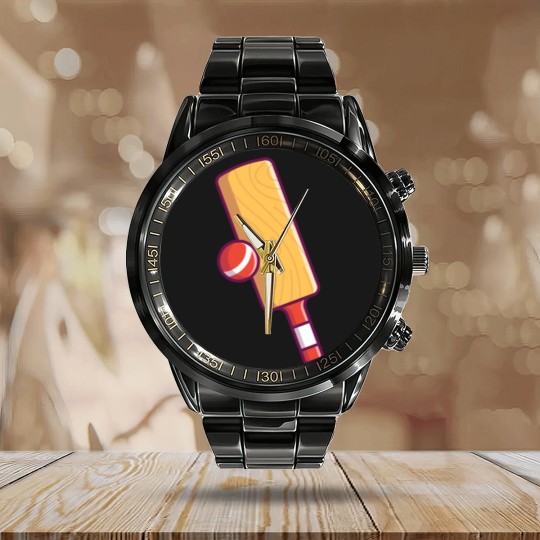 Discover Cricket - Cricket - Calendar Steel Band Watch