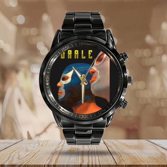 Discover ORALE Lucha Libre - Lucha Libre - Calendar Steel Band Watch