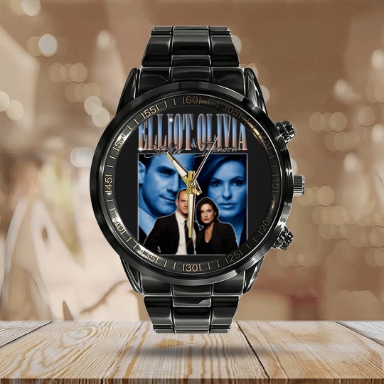 Discover Elliot Stabler Olivia Benson Calendar Steel Band Watch, Law And Order SVU