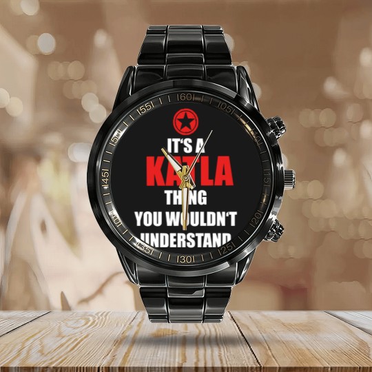 Discover Geschenk it s a thing birthday understand KATLA Calendar Steel Band Watch