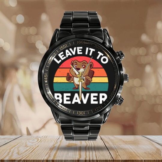 Discover Leave It To Beaver  Men Kids Funny Beaver Calendar Steel Band Watch