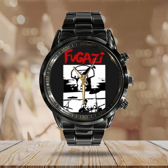 Discover Fugazi Hardcore - Ring Basket Show Calendar Steel Band Watch