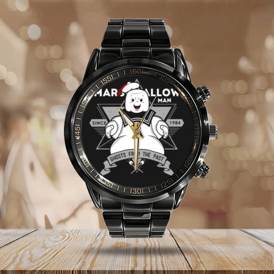 Discover Marshmallow Man Calendar Steel Band Watch