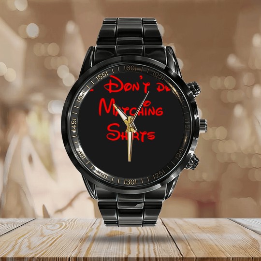 Discover i don't do matching s Calendar Steel Band Watch