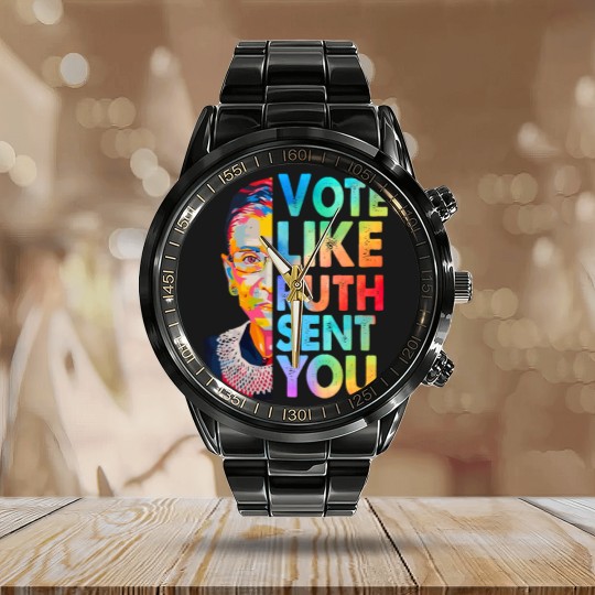 Discover Vote Like Ruth Sent You Calendar Steel Band Watch, Empowering Women, Election 2024, Vote 2024