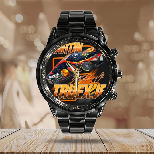 Discover martin truex jr blister Calendar Steel Band Watch