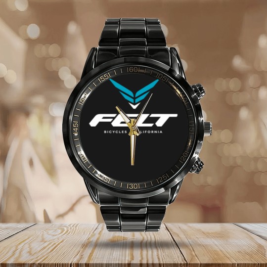 Discover Seller - Felt Bicycles Merchandise . Calendar Steel Band Watch