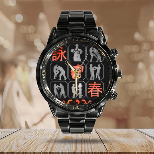 Discover Wing Chun Lifestyle, Kung Fu, kungfu Calendar Steel Band Watch