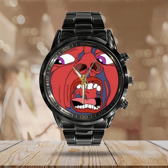 Discover Crimson King Calendar Steel Band Watch