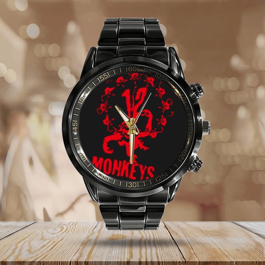 Discover Of 12 Monkeys Of 12 Monkeys Of 12 Monkeys Calendar Steel Band Watch