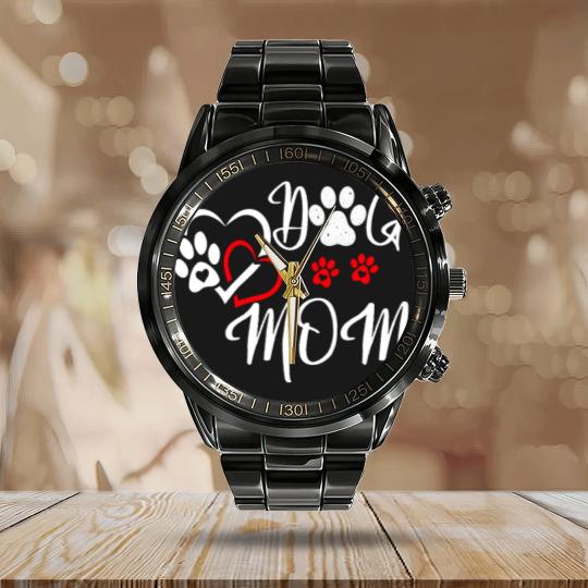Discover Love Dog Mom Dog Mom Calendar Steel Band Watch
