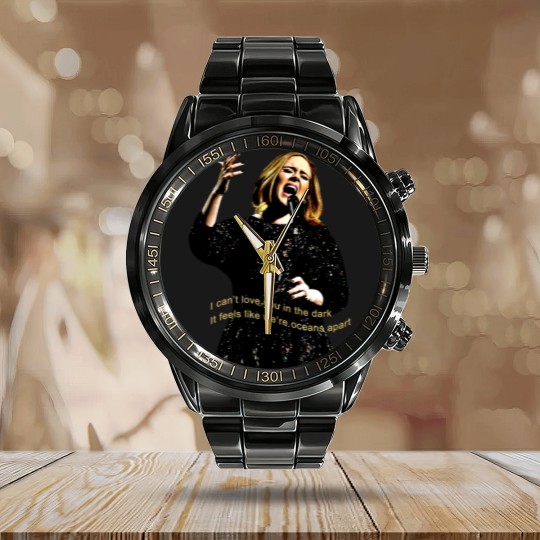 Discover Adele Concert Love In The Dark Calendar Steel Band Watch