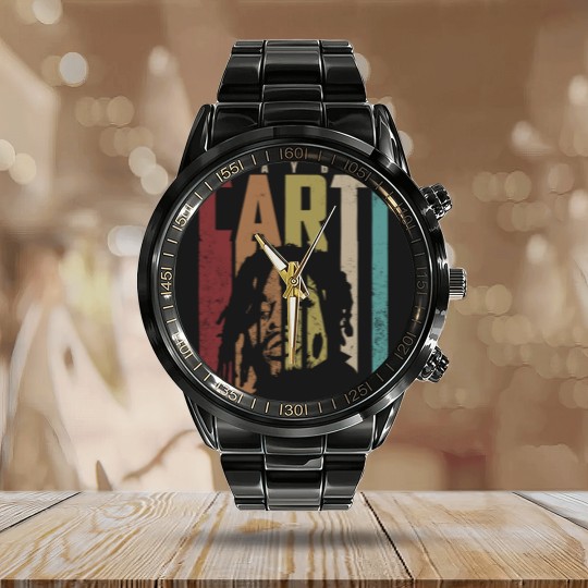 Discover Playboi Carti Calendar Steel Band Watch, Playboi Carti Retro Calendar Steel Band Watch
