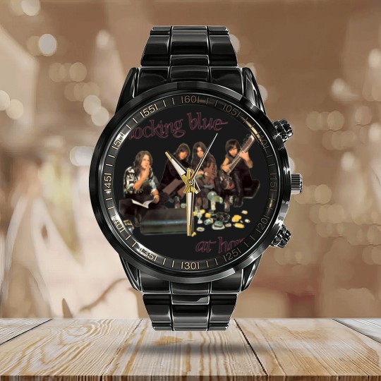 Discover Shocking Blue At Home 1989 Calendar Steel Band Watch
