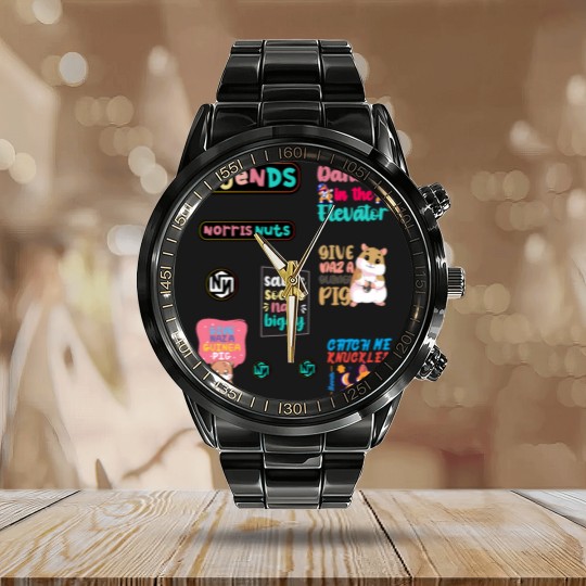Discover The Norris Nuts Merch The Norris Nuts Calendar Steel Band Watch
