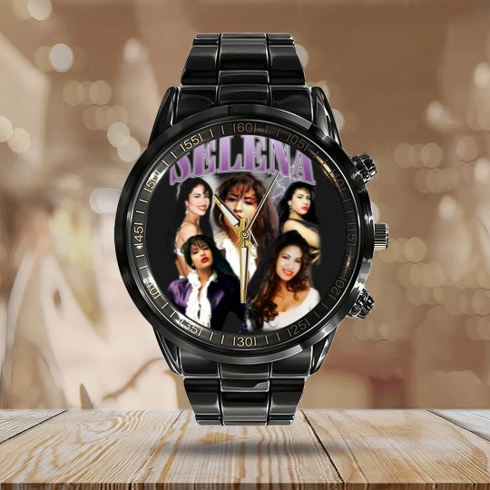 Discover Selena Quintanilla Calendar Steel Band Watch