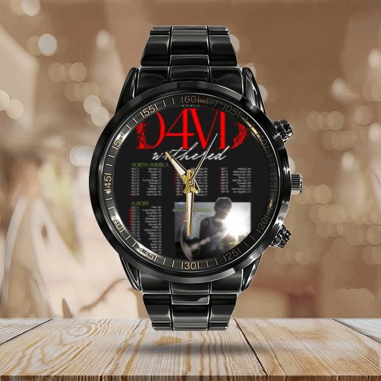 Discover D4VD Withered 2025 World Tour Dates Calendar Steel Band Watch