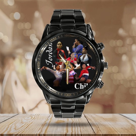 Discover Jordan Chiles Calendar Steel Band Watch | 2024 Olympics