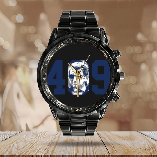 Discover 409 - Joe Paterno Calendar Steel Band Watch