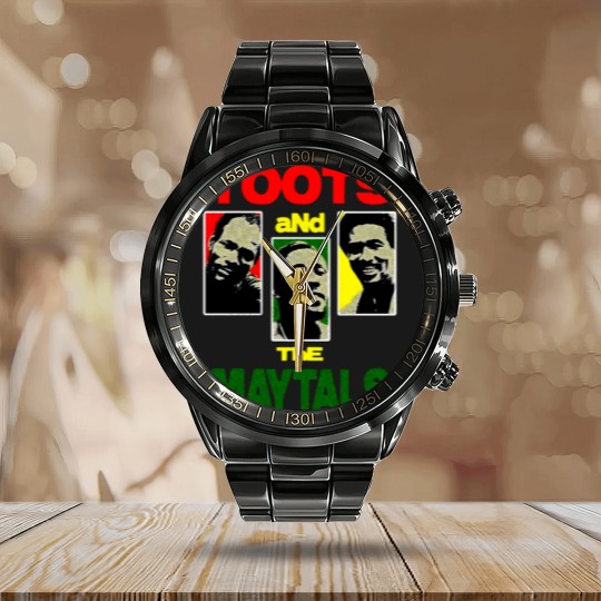 Discover Retro Vintage Toots And The Maytals Gift For Everyone Classic Calendar Steel Band Watch