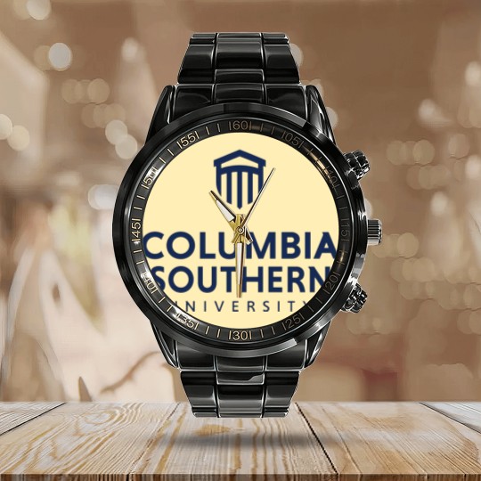 Discover Columbia Southern University Calendar Steel Band Watch