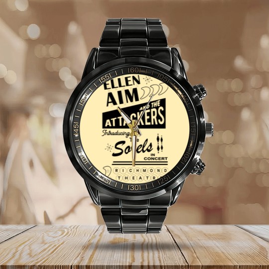 Discover Ellen Aim and the Attackers Concert Poster from Streets of Fire - Streets Of Fire - Calendar Steel Band Watch