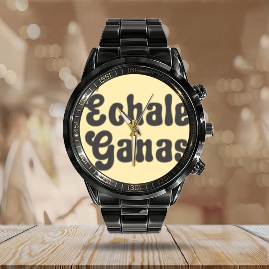Discover Echale Ganas Calendar Steel Band Watch Latina Calendar Steel Band Watch Latina Owned Latina Power Calendar Steel Band Watch ation