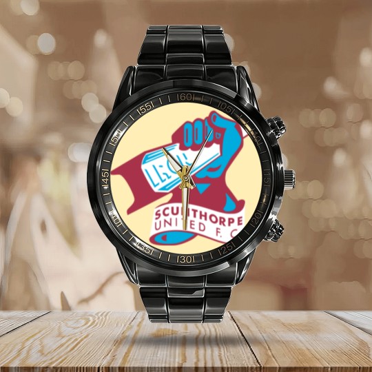 Discover Scunthorpe United Football Club The Iron Calendar Steel Band Watch