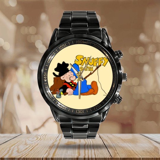 Discover Snuffy Smith Calendar Steel Band Watch
