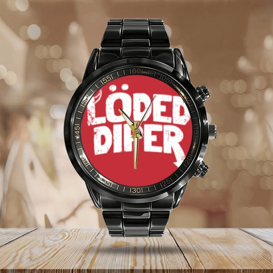Discover Loded Diper Calendar Steel Band Watch