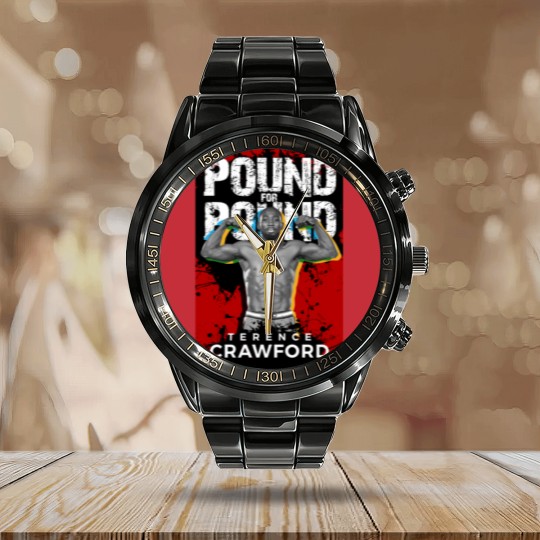 Discover Pound for Pound - Terence Crawford - Calendar Steel Band Watch