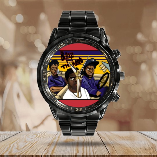 Discover BoyzNdaHOOOD - Boyz N The Hood - Calendar Steel Band Watch