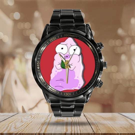 Discover The Pupa - solar opposites Calendar Steel Band Watch