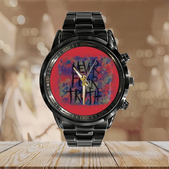Discover Never Fear Truth, Never Fear Truth Calendar Steel Band Watch