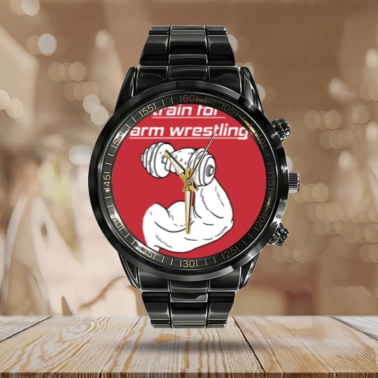 Discover train for arm wrestling Calendar Steel Band Watch Calendar Steel Band Watch