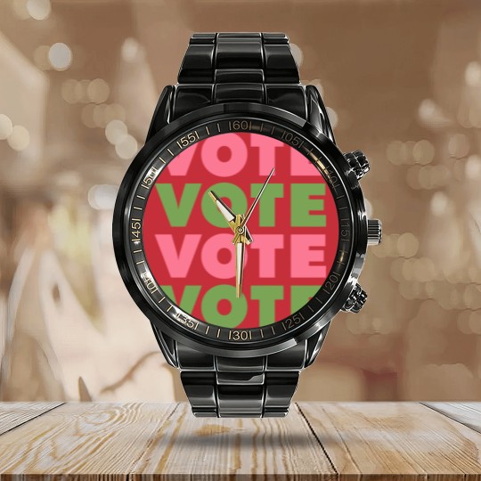 Discover Vote Vote Vote 2020 Sorority Paraphernalia Aka Calendar Steel Band Watch