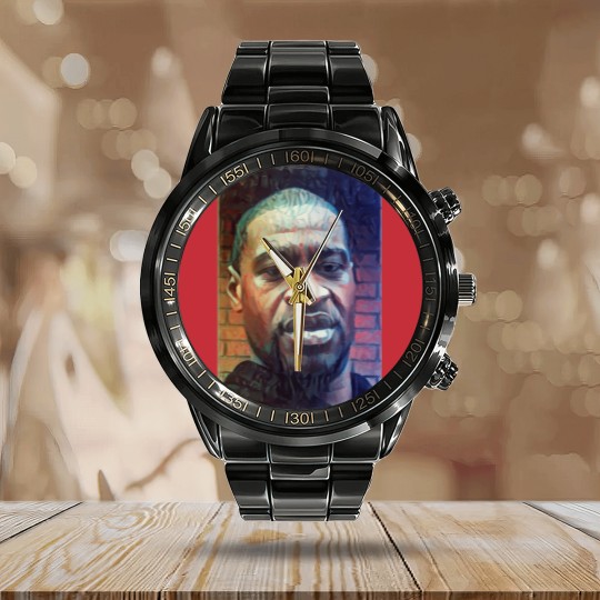 Discover George Floyd - Painting - George Floyd - Calendar Steel Band Watch