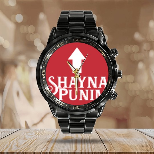 Discover Shayna Punim Calendar Steel Band Watch