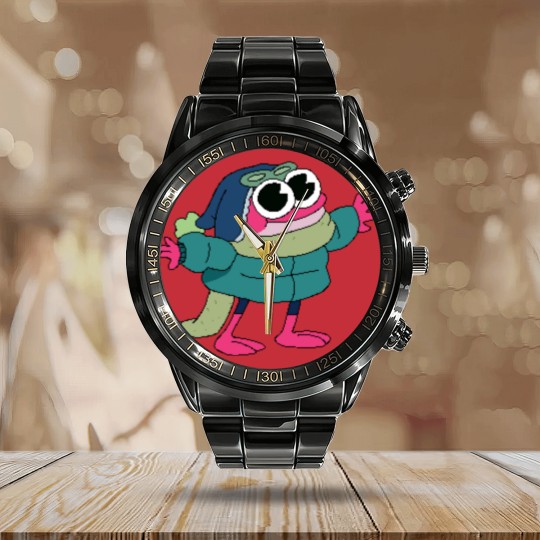 Discover amphibian winter sprig - Amphibia - Calendar Steel Band Watch